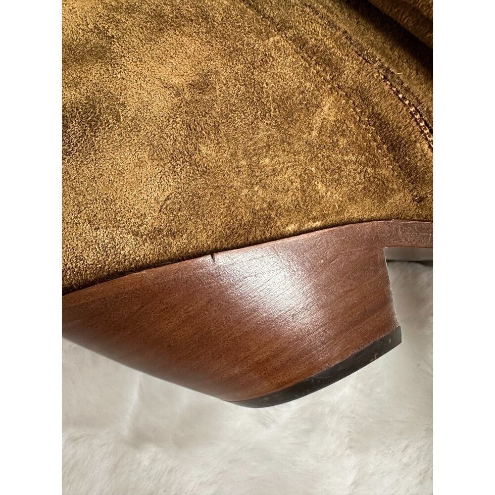 Saint Laurent brown Ankle Cowboy Boot Womens size EU 36.5 (US 6) - Picture 11 of 14